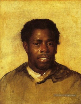 Chef d’un Negro Nouvelle Angleterre Portraiture John Singleton Copley Peinture à l'huile